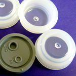 two color seals and caps